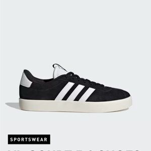 Adidas Classic Black and White VL Court 3.0 Shoes